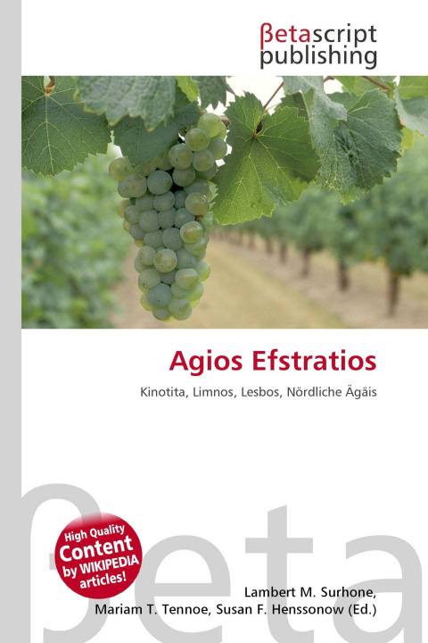 Kniha Agios Efstratios Mariam T. Tennoe