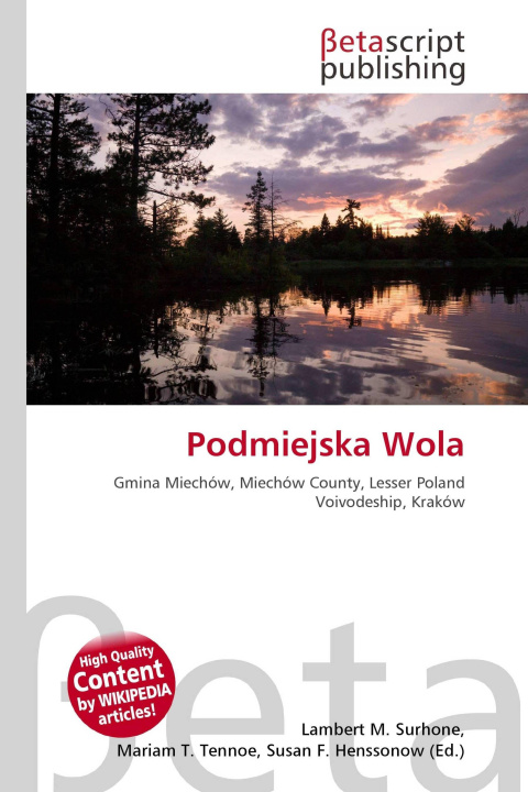 Kniha Podmiejska Wola Miriam T. Timpledon