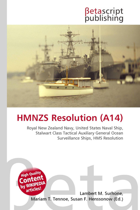 Knjiga HMNZS Resolution (A14) Miriam T. Timpledon