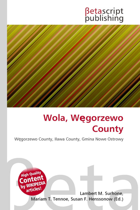 Kniha Wola, W¿gorzewo County Miriam T. Timpledon
