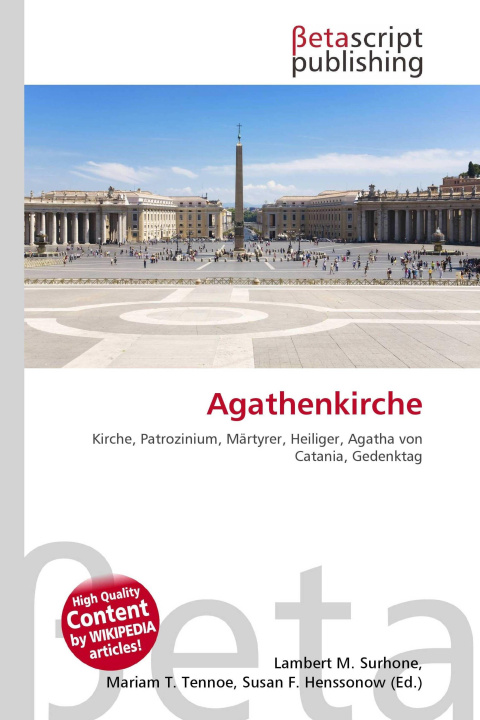 Kniha Agathenkirche Miriam T. Timpledon