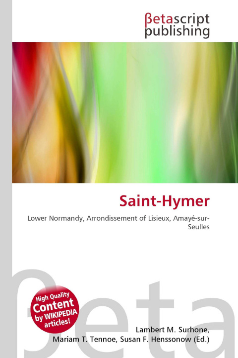 Kniha Saint-Hymer Miriam T. Timpledon