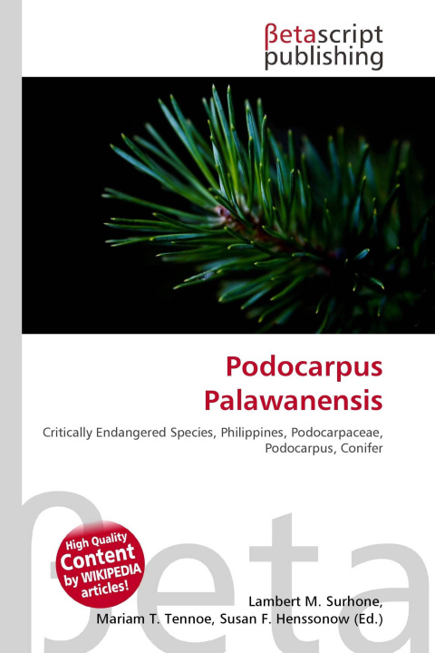 Kniha Podocarpus Palawanensis Miriam T. Timpledon