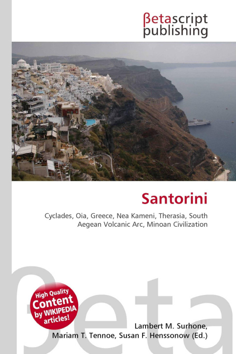 Kniha Santorini Miriam T. Timpledon