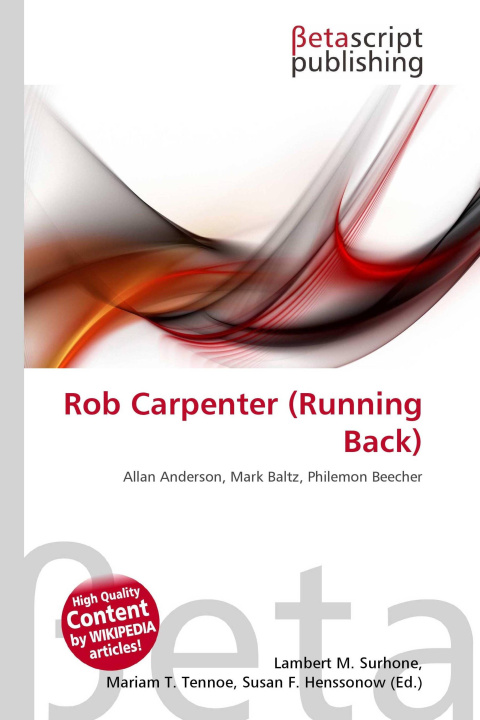 Kniha Rob Carpenter (Running Back) Miriam T. Timpledon