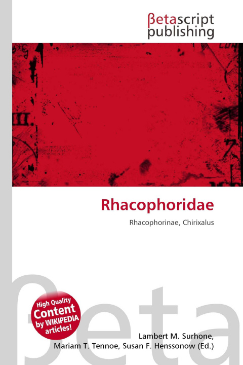 Kniha Rhacophoridae Miriam T. Timpledon