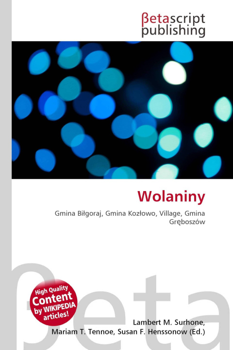 Kniha Wolaniny Miriam T. Timpledon