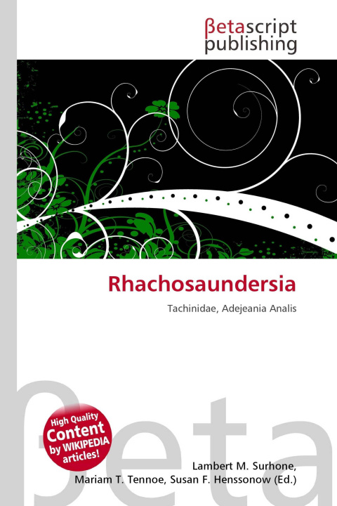 Kniha Rhachosaundersia Miriam T. Timpledon