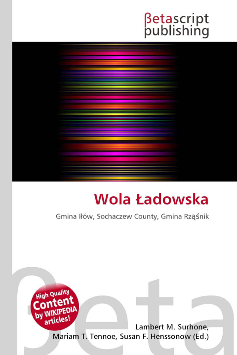 Kniha Wola ¿adowska Miriam T. Timpledon
