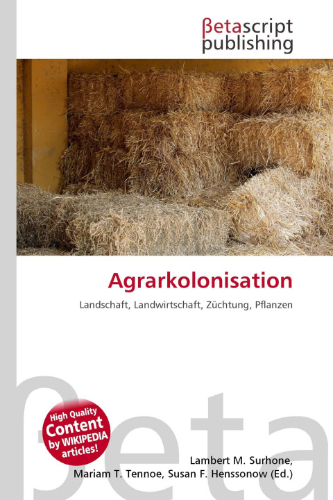 Kniha Agrarkolonisation Miriam T. Timpledon