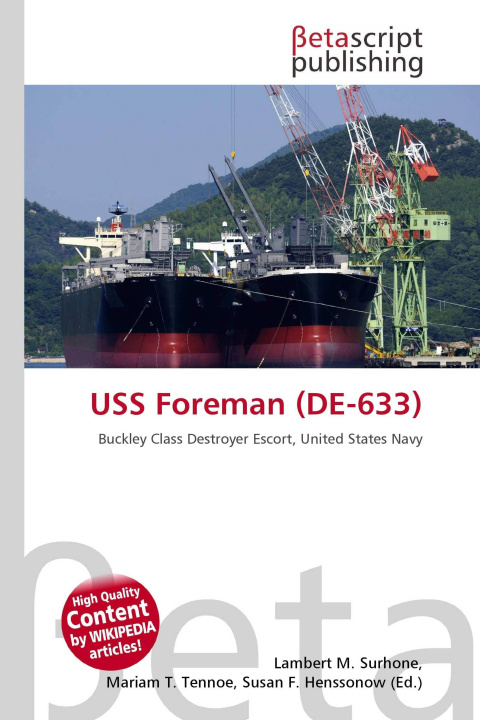 Kniha USS Foreman (DE-633) Miriam T. Timpledon