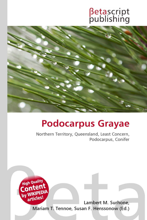 Kniha Podocarpus Grayae Miriam T. Timpledon