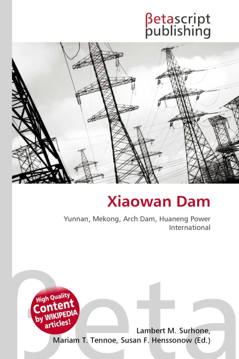 Kniha Xiaowan Dam Miriam T. Timpledon