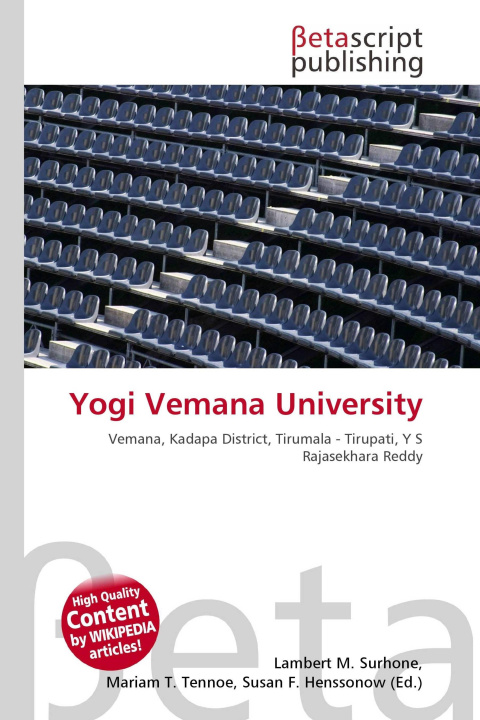 Knjiga Yogi Vemana University Miriam T. Timpledon