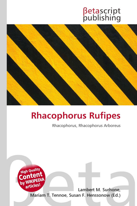 Kniha Rhacophorus Rufipes Miriam T. Timpledon
