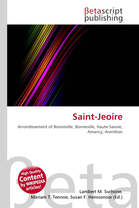 Kniha Saint-Jeoire Miriam T. Timpledon