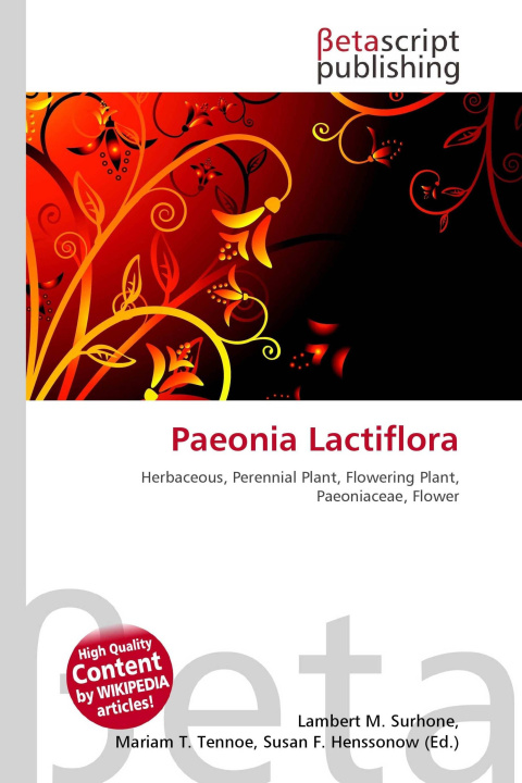 Knjiga Paeonia Lactiflora Miriam T. Timpledon