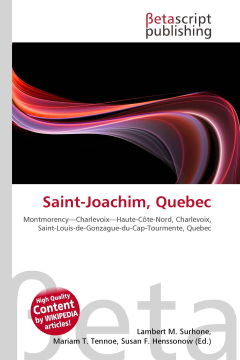 Kniha Saint-Joachim, Quebec Miriam T. Timpledon
