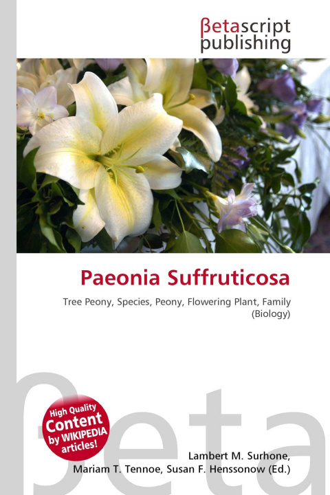 Knjiga Paeonia Suffruticosa Miriam T. Timpledon