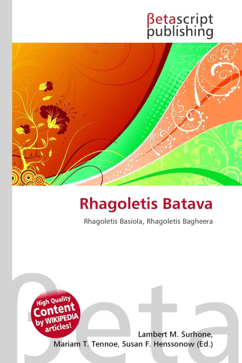 Kniha Rhagoletis Batava Miriam T. Timpledon