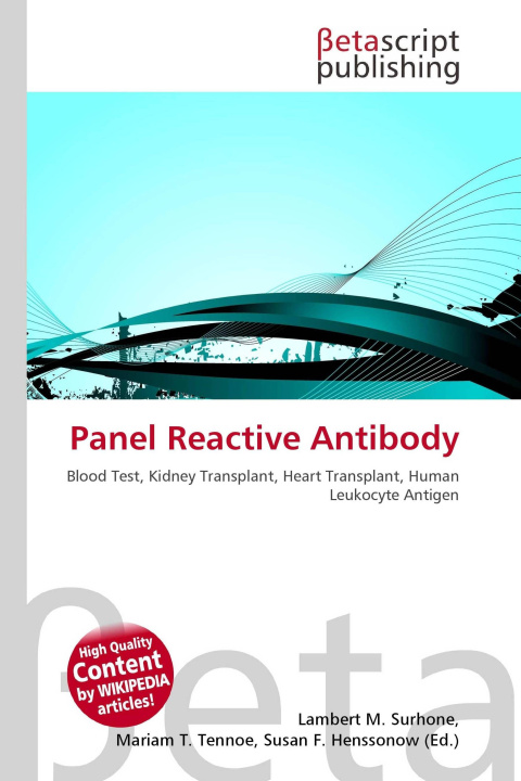 Kniha Panel Reactive Antibody Miriam T. Timpledon