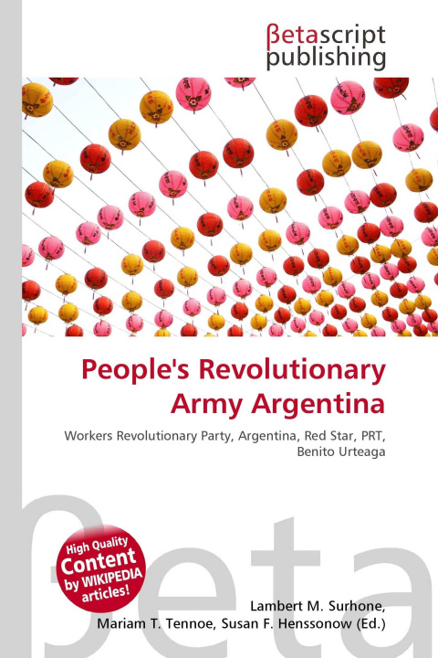 Kniha People's Revolutionary Army Argentina Miriam T. Timpledon