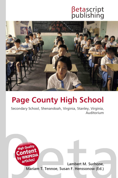 Kniha Page County High School Miriam T. Timpledon