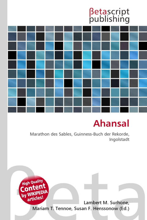 Kniha Ahansal Miriam T. Timpledon