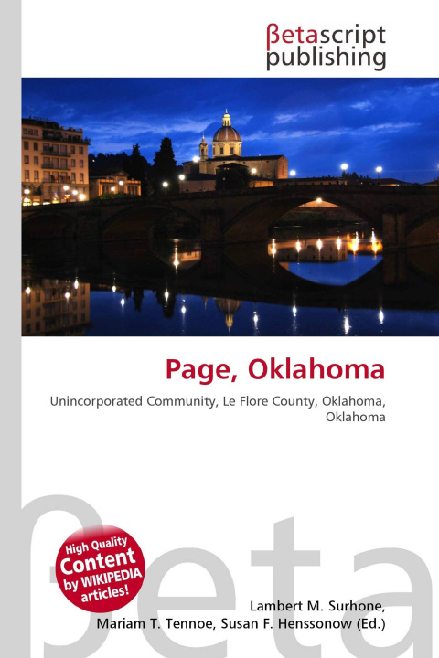 Knjiga Page, Oklahoma Miriam T. Timpledon