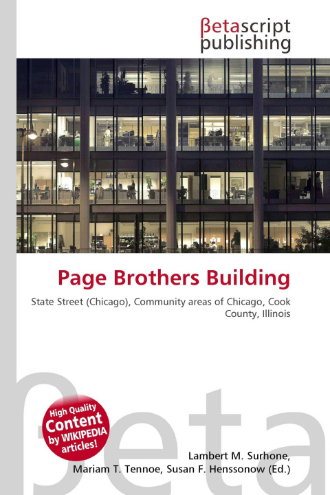 Kniha Page Brothers Building Miriam T. Timpledon