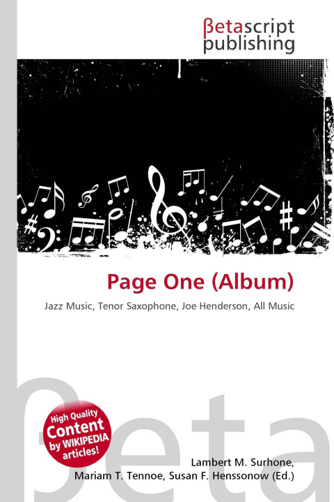 Kniha Page One (Album) Miriam T. Timpledon
