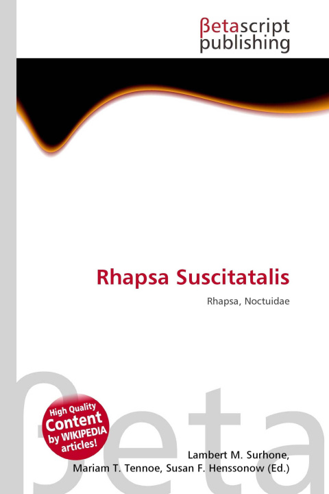 Kniha Rhapsa Suscitatalis Miriam T. Timpledon