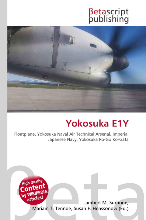Kniha Yokosuka E1Y Miriam T. Timpledon
