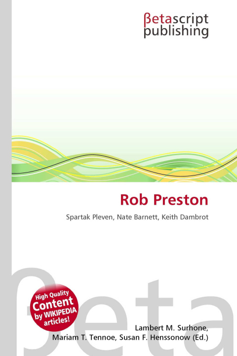 Kniha Rob Preston Miriam T. Timpledon