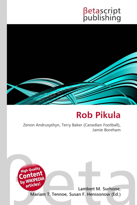 Kniha Rob Pikula Miriam T. Timpledon