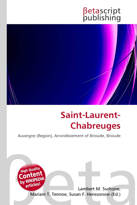 Kniha Saint-Laurent-Chabreuges Miriam T. Timpledon