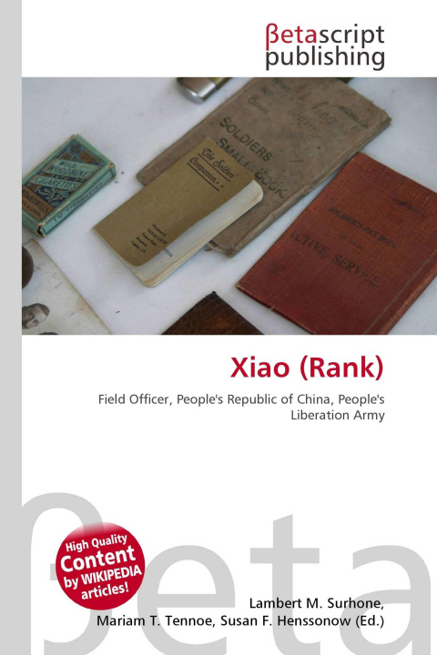 Knjiga Xiao (Rank) Miriam T. Timpledon