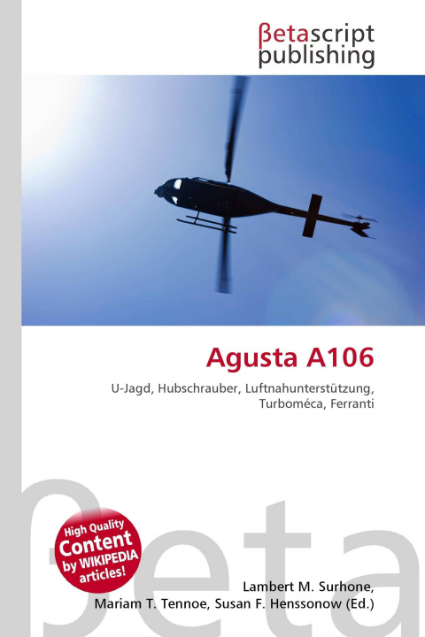 Kniha Agusta A106 Miriam T. Timpledon