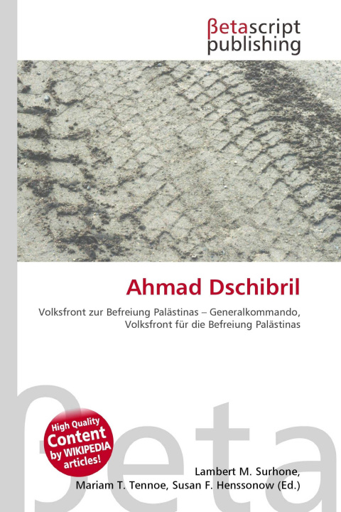 Kniha Ahmad Dschibril Mariam T. Tennoe