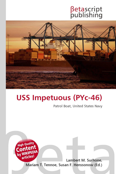 Kniha USS Impetuous (PYc-46) Miriam T. Timpledon