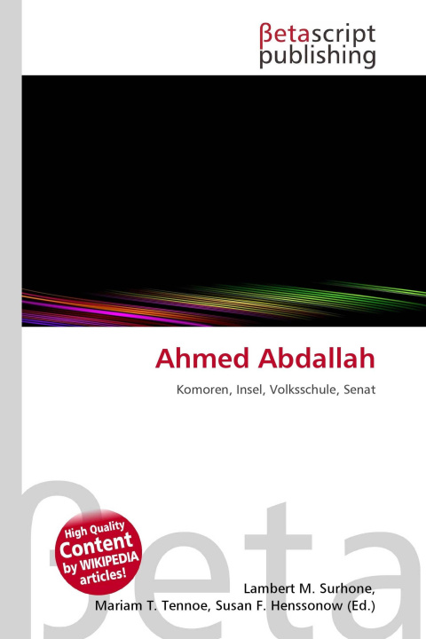 Kniha Ahmed Abdallah Miriam T. Timpledon