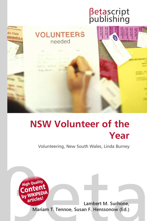 Knjiga NSW Volunteer of the Year Miriam T. Timpledon