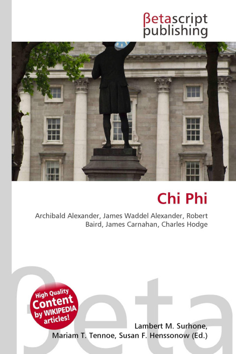 Kniha Chi Phi Miriam T. Timpledon