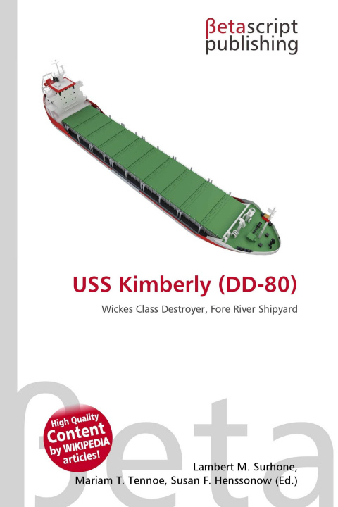 Kniha USS Kimberly (DD-80) Miriam T. Timpledon