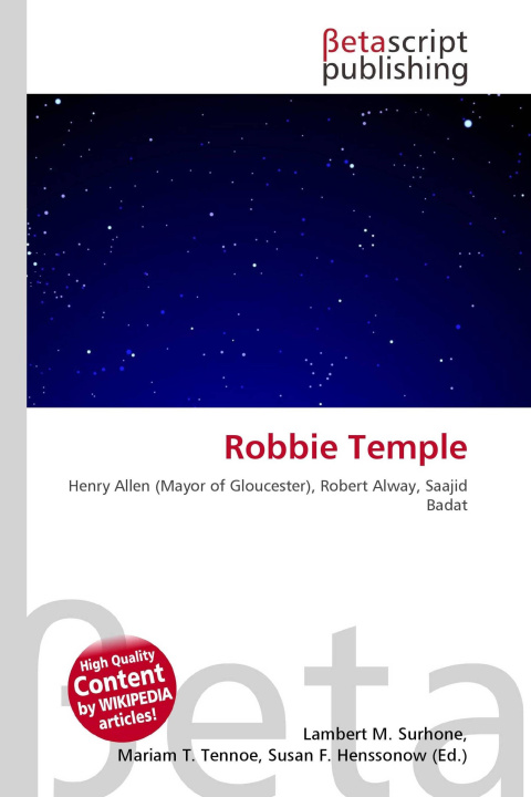 Kniha Robbie Temple Mariam T. Tennoe