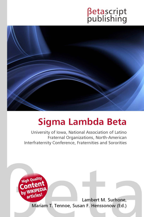 Knjiga Sigma Lambda Beta Miriam T. Timpledon