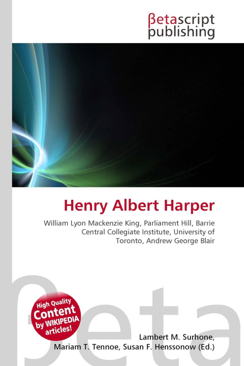 Kniha Henry Albert Harper Miriam T. Timpledon