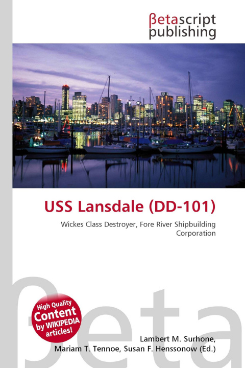 Kniha USS Lansdale (DD-101) Miriam T. Timpledon