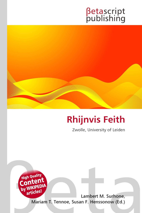Knjiga Rhijnvis Feith Miriam T. Timpledon