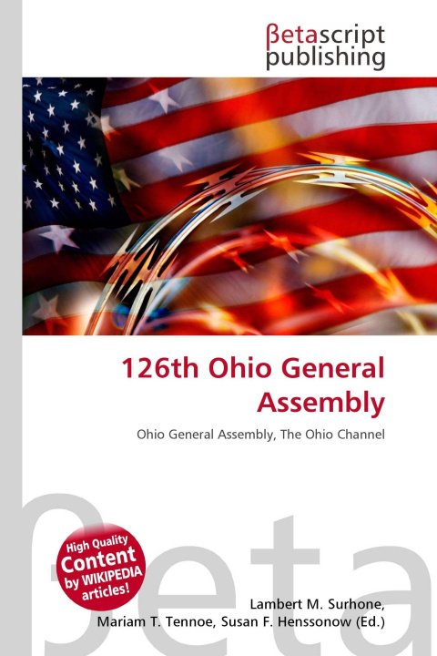 Kniha 126th Ohio General Assembly Mariam T. Tennoe